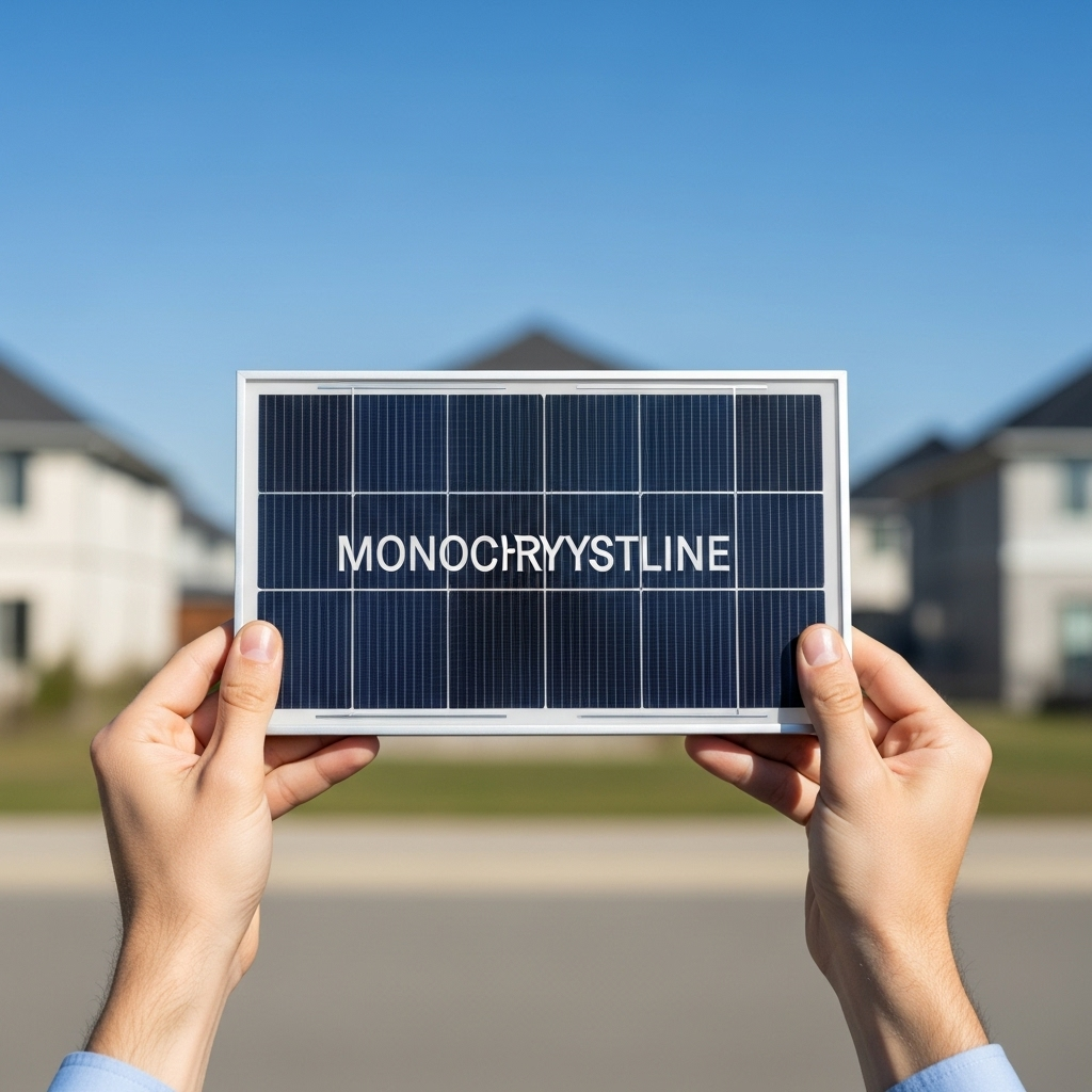 Panneaux photovoltaïques monocristallins